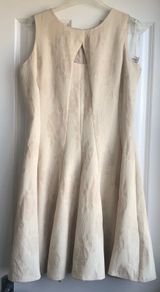 Cream occasion dress - sz 14