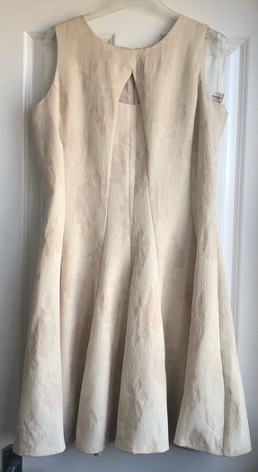 Cream occasion dress - sz 14
