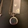 Silver pendant watch with c32cm silver chain Image 6
