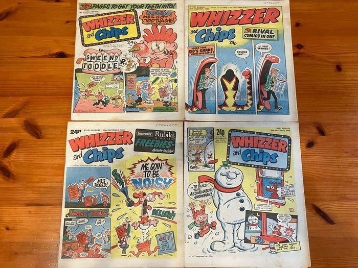 Comics: 'Whizzer and Chips' 1986 (28 numbers)