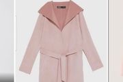 Zara Blush Hoodie Jacket / Coat