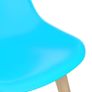Dining Chairs 4 pcs Blue Plastic (Copy) Image 6