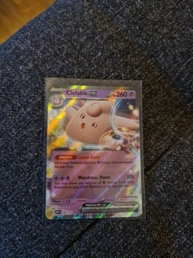 Pokemon Obsidian Flames Clefable EX rare 082/197
