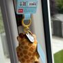 Legami Tiny Super Soft Giraffe Plush Key Ring Image 2