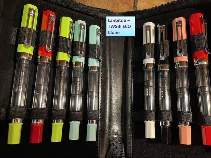 Collection of Jinhao and Lanbitou fountain pens - most of them brand new