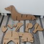 Brand new cardboard shelf - dog shelf Image 4