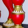 Italian Art Pottery Dersigner Candle Holders By Dalla Gassa Image 4