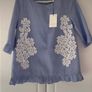 top short sleeve  Lenny b short sleeve T1 button back top Image 2