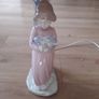 Vintage Zaphir Rosita And Her Rabbit Porcelain Lamp Image 2