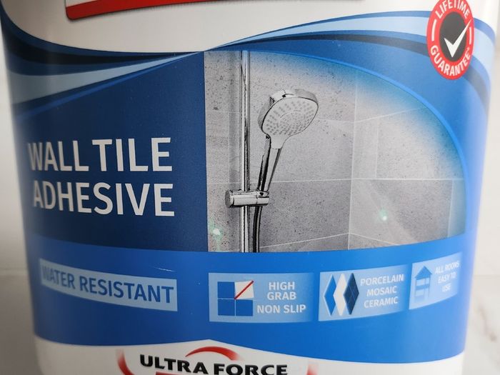 Wall tile adhesive