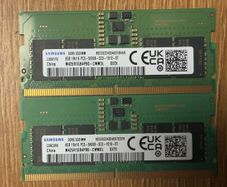 Samsung 16gb (2x 8gb) Memory Ram Ddr5 5600mhz Pc5-44800 Sodimm