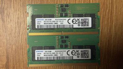 Samsung 16gb (2x 8gb) Memory Ram Ddr5 5600mhz Pc5-44800 Sodimm