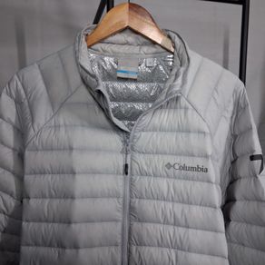 Columbia Titanium Alpha Trail 800 Down Jacket  Light Grey  Large