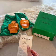 Bottega Veneta Lido sandels Tangerine