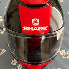 Stunning! Shark Spartan Carbon Helmet Red/Black Size L
