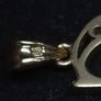 Vintage Sheffield 9ct Gold Letter C Pendant Fully Hallmarked Image 3