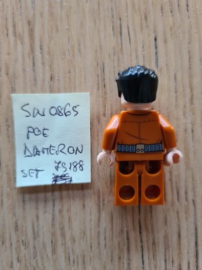 lego sw0865 poe dameron, set 75188