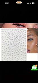 Decorative pearls for hair & face