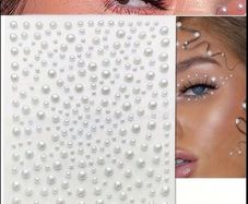 Decorative pearls for hair & face