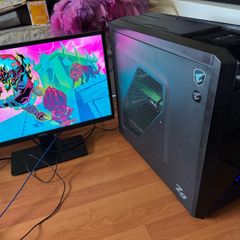Custom i7 game pc + monitor