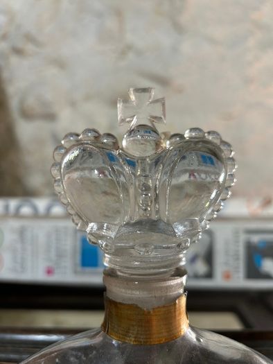 Antique cognac bottle