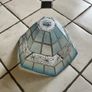 Ceiling Light Shade- Blues And Silver. In Great Condition. Image 4