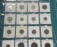 Mixed Coin Lot   Vintage Soviet USSR 1930s to 1980s & Modern Russian Bimetallic