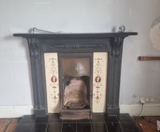 antique victorian fireplace