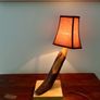 Handcrafted Wooden Table Lamp Image 7