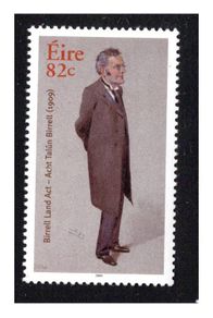 2009 Ireland The 100th Anniversary of the Birrel Land Act Commemorative Stamp Mint Never Hinged (MNH)