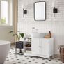 Bathroom Washbasin Cabinet with 2 Doors & Adjustable Shelves Image 3