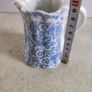 Beautiful Porcelain With Blue and White Glaze Small Circa 1900 Nippon Japan Pitcher With Birds Image 2