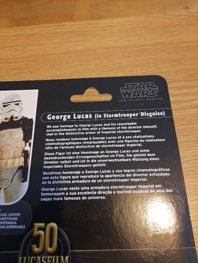 Star Wars Black Series: George Lucas (Stormtrooper) 6'' Exclusive
