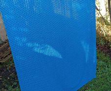 Blue Knitted Blanket
