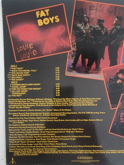 Fat Boys - Coming Back Hard Again LP Vinyl 1988