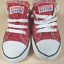 junior CONVERSE ALL STAR glitter Red Size UK 7 EU 27 girls Image 2