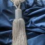Royal blue pair lined eyelet curtains 90 x 90 Image 5