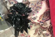 black fascinator