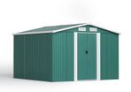 8Ft x 8Ft Green Metal Tool Shed (FREE POSTAGE)