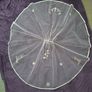 Short Carrickmacross  Lace Veil Image 2