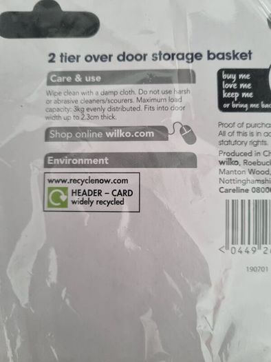 kitchen storage 2 tier overdoor storage basket