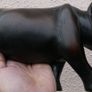Vintage Hand Carved Wood Rhino 13" Sculpture Folk Art Figurine Image 7
