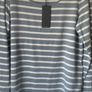 long sleeve top women's bnwt nautical stripe  Mercer Madison size 10 Image 2