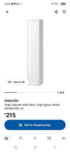 Ikea bathroom cabinet