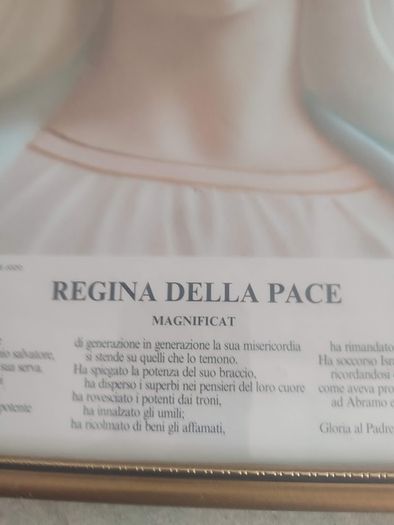 Holly Framed Print Of Regina Della Pace Magnificat