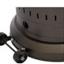 In/outdoor Black Radiant Heater, Patio heater 13.5 KW Sturdy Steel with Wheels Image 3