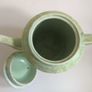 Stunning Art Deco 'Windsor Step' Shaped Teapot by Wade Heath, with a Stunning Rare Mottled Mint Green Glaze, Circa 1930+ Image 8
