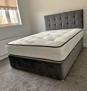 Double bed And Mattress Having Headboard