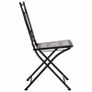 3 Piece Mosaic Bistro Set Ceramic Tile Grey Image 10
