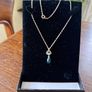 silver pendent and earring set Image 3